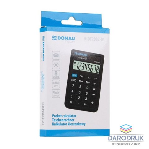 Donau Tech Kalkulator kieszonkowy Donau Tech (K-DT2082-01)