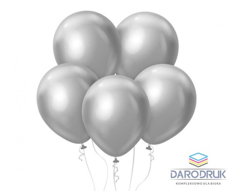 Godan Balon gumowy Beauty&Charm 5 szt. srebrny 300mm 12cal Godan (CB-5LSR)