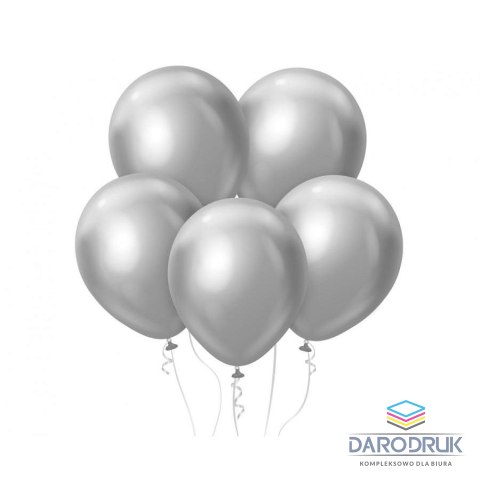 Godan Balon gumowy Beauty&Charm 5 szt. srebrny 300mm 12cal Godan (CB-5LSR)