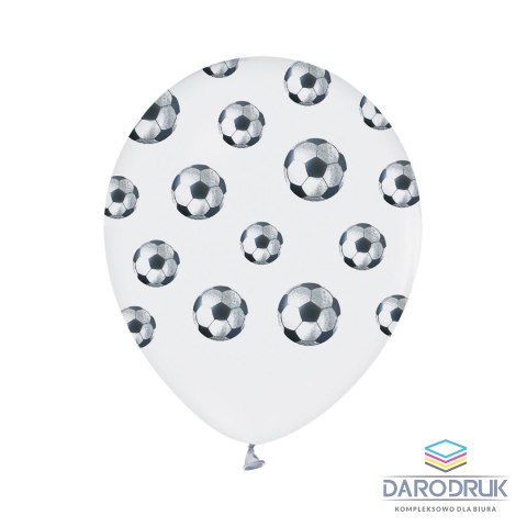 Godan Balon gumowy Piłki nożne 5 szt biały 12cal Godan (136GZ-PIN5)