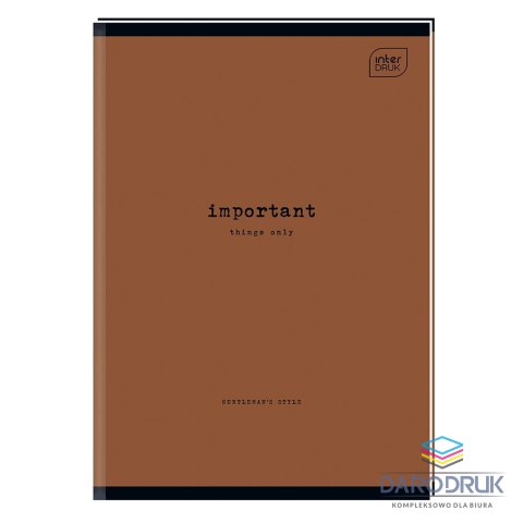 Interdruk Brulion A4 96k. 70g krata Interdruk (BRA4SZF)