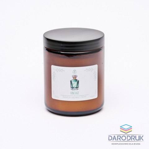 Pavoncella Świeczka ozdobna Smell me Vintage 250ml Pavoncella (5906492907450)