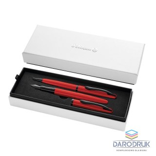 Pelikan Zestaw piśmienniczy Jazz Noble Elegance Red pióro+długopis Pelikan (400198410)