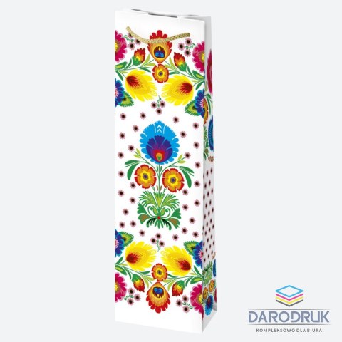 Pol-mak Torba prezentowa butelkowa [mm:] 120x400x 90 Pol-mak (T12)
