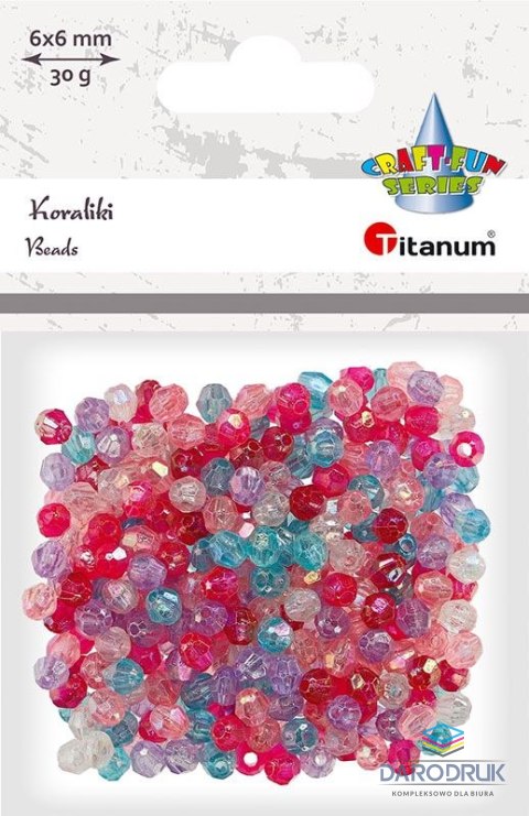Titanum Koraliki kreatywne Craft-Fun Series kolorowe Titanum (18063)
