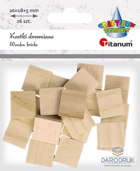 Titanum Ozdoba drewniana Craft-Fun Series koraliki Titanum (22TH401-14)
