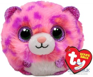 Ty Pluszak Beanie Balls Topaz - różowy lampart [mm:] 100 Ty (TY42541)