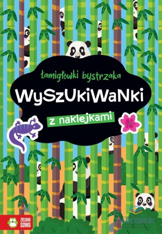 Zielona Sowa Książeczka edukacyjna Łamigłówki bystrzaka. Wyszukiwanki Zielona Sowa