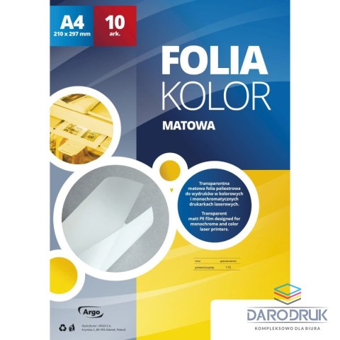 Argo Folia do prezentacji A4 lx Argo (413035)
