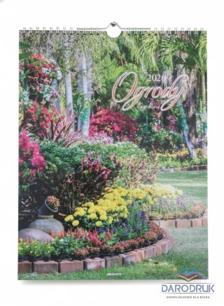 Avanti Kalendarz ścienny MAŁY SPIRALA OGRODY 230mm x 305mm Avanti (KSMS-10)