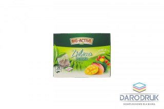 Big Active Herbata zielona opuncja mango 20 saszetek Big Active