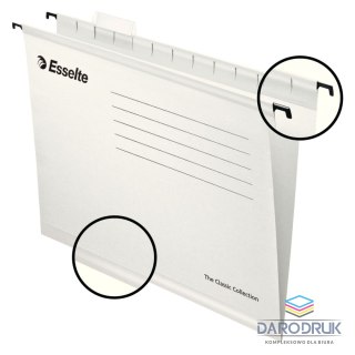Esselte Teczka zawieszkowa A4 biały karton 210g Esselte (90319)
