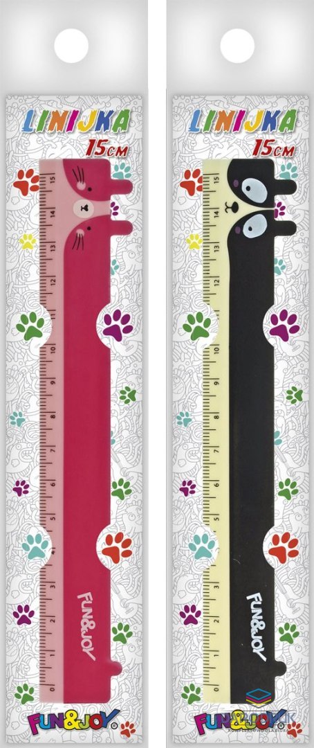 Fun&Joy Linijka plastik 15cm Fun&Joy (FJ924194)