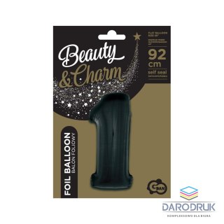 Godan Balon foliowy balon foliowy czarny cyfra 1 34cal Godan (FG-C85n1)