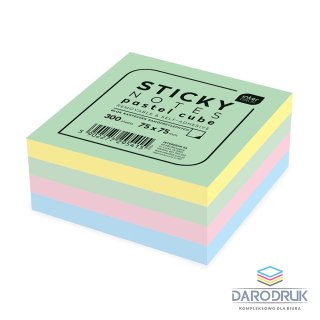 Interdruk Notes samoprzylepny (karteczki) mix 300k [mm:] 75x75 Interdruk (5902277295415)