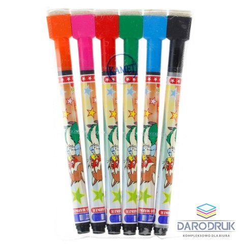 Kamet Marker suchościeralny marker POLO wkład mix 1,5-2,0mm okrągła końcówka Kamet
