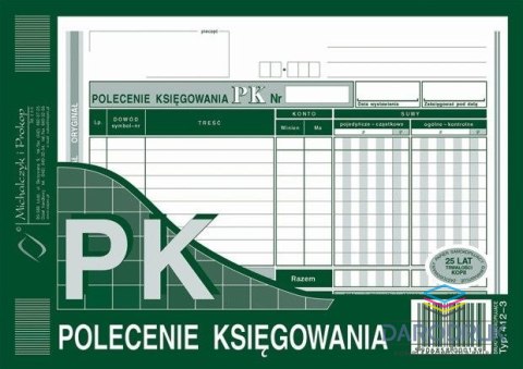 Michalczyk i Prokop Druk offsetowy A5 S o/1k 80k. Michalczyk i Prokop (412-3)