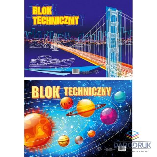 Protos Blok techniczny A3 biały 10k Protos