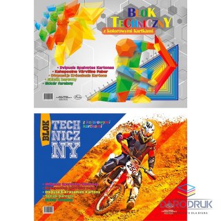 Protos Blok techniczny kolor A3 mix 8k Protos
