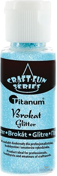 Titanum Brokat Craft-Fun Series kolor: niebieski jasny 1 kolor. Titanum (C07)