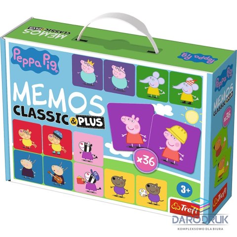 Trefl Gra pamięciowa Peppa Memos & Plus Trefl (02270)
