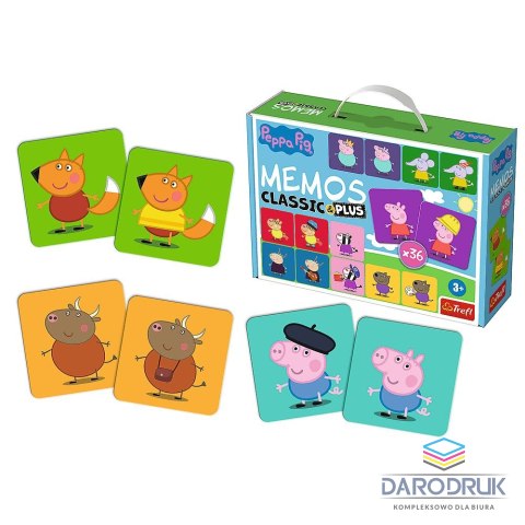 Trefl Gra pamięciowa Peppa Memos & Plus Trefl (02270)