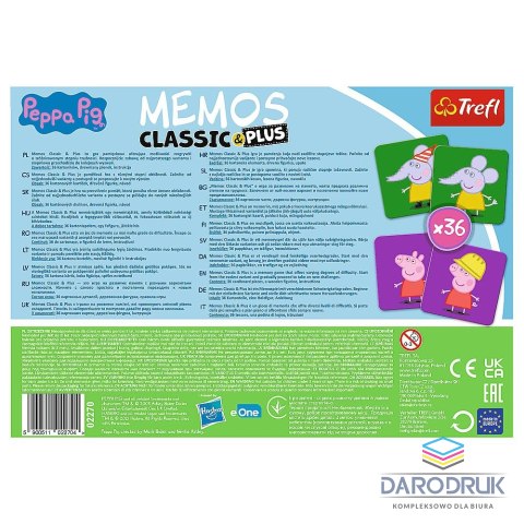 Trefl Gra pamięciowa Peppa Memos & Plus Trefl (02270)