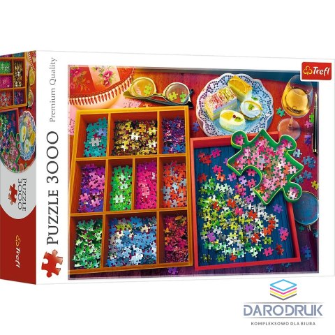 Trefl Puzzle Wieczór z puzzlami 3000 el. Trefl (33079)