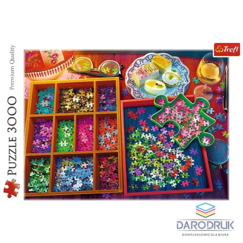 Trefl Puzzle Wieczór z puzzlami 3000 el. Trefl (33079)