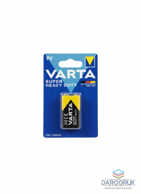 Varta Baterie Super Heavy Duty Superlife (typ 2022) 6F22 Varta