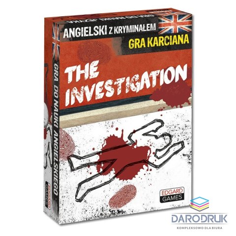 Edgard Games Gra karciana Angielski z kryminałem Edgard Games