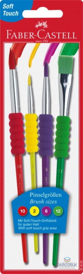 Faber Castell Pędzel z miękkim uchwytem Faber Castell (FC481600)