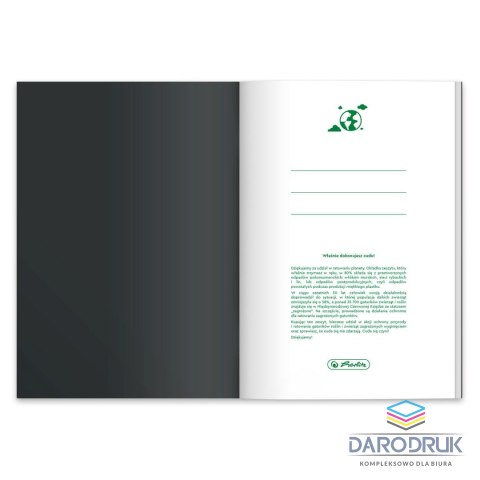 Herlitz Zeszyt A4 Ocean Colors Eco PP 9552431 60k. 70g krata Herlitz (400198130)
