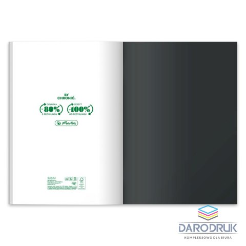 Herlitz Zeszyt A4 Ocean Colors Eco PP 9552431 60k. 70g krata Herlitz (400198130)