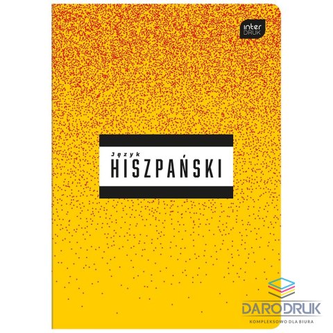 Interdruk Zeszyt tematyczny A5 HISZPAŃSKI 60k. 70g krata Interdruk (ZE60HIS#)