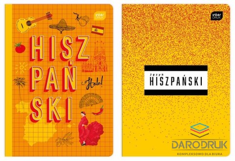 Interdruk Zeszyt tematyczny A5 HISZPAŃSKI 60k. 70g krata Interdruk (ZE60HIS#)