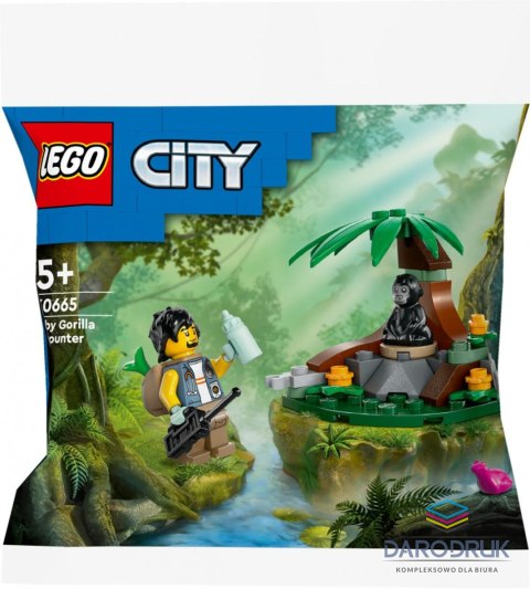Lego Klocki konstrukcyjne City Spotkanie z małym gorylem Lego (30665)