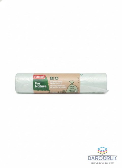 Paclan Worki na śmieci kolor: zielona jasna 70L 6 szt Paclan (P150140)