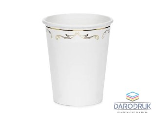 Partydeco Kubek jednorazowy z ornamentem papier 220ml Partydeco (KPP112-EU1)