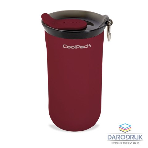 Patio Bidon Cool Pack KUBEK TERMICZNY TOM Burgundy 350ml Patio (Z29010)