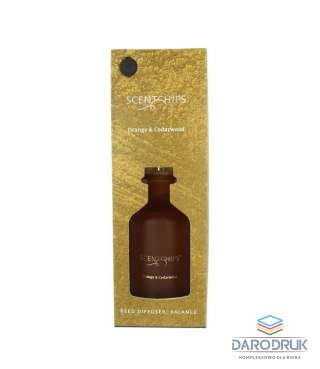 Pavoncella Odświeżacz powietrza Scentchips Dyfuzor patyczkowy Balance Orange & Cedarwood 180ml Pavoncella (8716516204680)