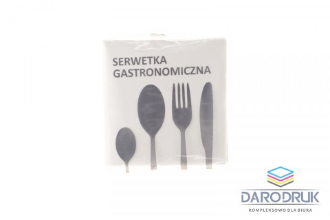 Serwetki Gastronomiczne biała celuloza [mm:] 150x150 (AKU 5786)