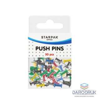 Starpak Pinezki do tablicy kolor: mix 50 szt Starpak (536855)