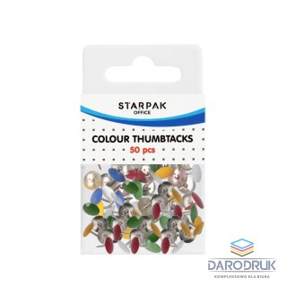 Starpak Pinezki kolor: mix 50 szt Starpak (540315)