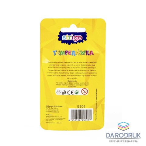 Strigo Temperówko-gumka Strigo (ES05)