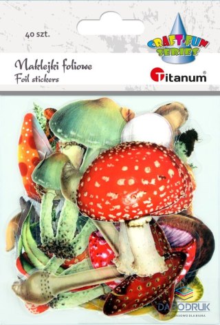 Titanum Naklejka (nalepka) Craft-Fun Series Grzyby foliowe Titanum (25MD010)