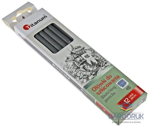 Titanum Ołówek w kartonowym pudełku 4B Titanum