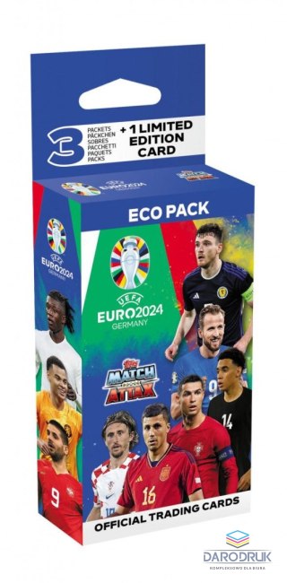 Topps Karty Euro 2024 Topps Cards eco pack Topps (67899) 25 sztuk