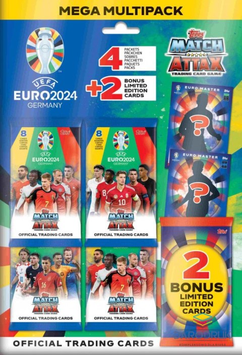 Topps Karty Euro 2024 Topps Cards mega multipack Topps (67905) 34 sztuk