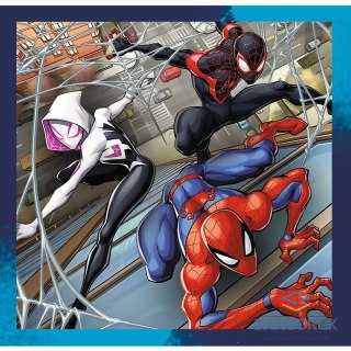 Trefl Puzzle Spiderman Pajęczy przyjaciele 4w1 el. Trefl (34874)